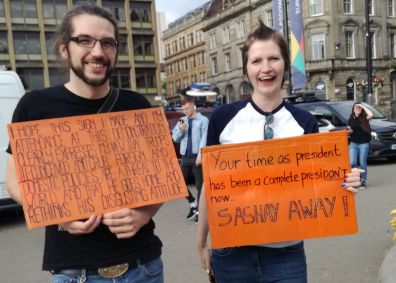 Illustration for article titled Scottish anti-Trump photo dump (long and comprehensive!)